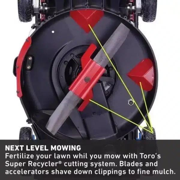 Toro SmartStow Super Recycler 21565 21 in. 163 cc Gas Self-Propelled Lawn Mower - Image 2